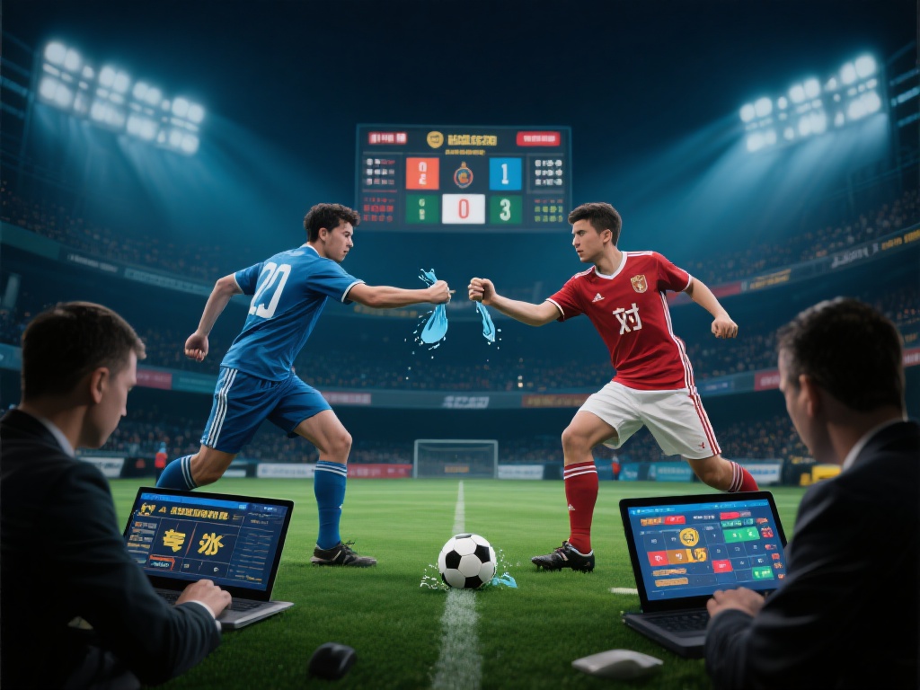 竞猜对打的运作往往离不开对赛事结果的精准预测和操控