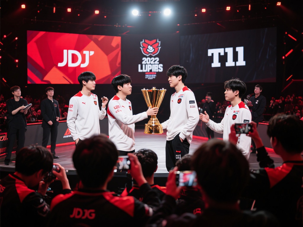 以2022年S赛为例，LPL赛区的JDG战队与LC