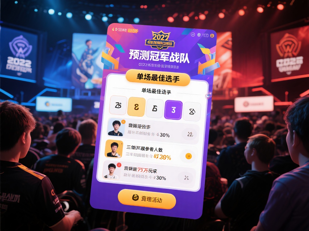 以2022年《英雄联盟》全球总决赛为例，竞猜活动在